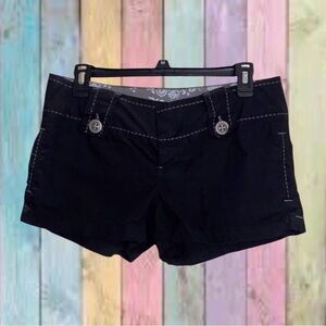 Tyte American Standard Black Cotton Shorts